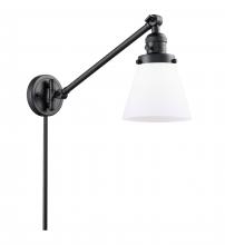 Innovations Lighting 237-BK-G61 - Cone - 1 Light - 8 inch - Matte Black - Swing Arm