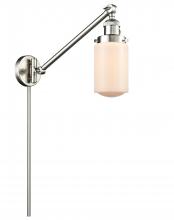 Innovations Lighting 237-SN-G311 - Dover - 1 Light - 5 inch - Brushed Satin Nickel - Swing Arm