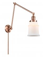  238-AC-G181 - Canton - 1 Light - 6 inch - Antique Copper - Swing Arm