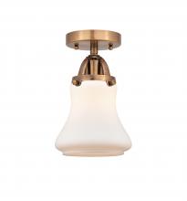 Innovations Lighting 288-1C-AC-G191-LED - Bellmont - 1 Light - 6 inch - Antique Copper - Semi-Flush Mount