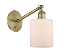 Innovations Lighting 317-1W-AB-G111-LED - Cobbleskill - 1 Light - 5 inch - Antique Brass - Sconce