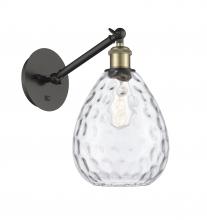 Innovations Lighting 317-1W-BAB-G372 - Waverly - 1 Light - 8 inch - Black Antique Brass - Sconce