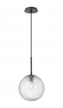 Innovations Lighting 321-1P-BK-G320-10CL-BK - Barrington - 1 Light - 10 inch - Matte Black - Cord hung - Mini Pendant