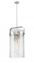  413-4SL-SN-G413-4S-12SDY - Pilaster - 4 Light - 12 inch - Satin Nickel - Pendant