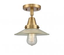 Innovations Lighting 447-1C-BB-G2-LED - Halophane - 1 Light - 9 inch - Brushed Brass - Flush Mount