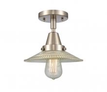 Innovations Lighting 447-1C-SN-G2-LED - Halophane - 1 Light - 9 inch - Brushed Satin Nickel - Flush Mount