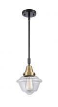 Innovations Lighting 447-1S-BAB-G532 - Oxford - 1 Light - 8 inch - Black Antique Brass - Mini Pendant