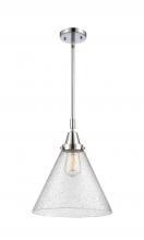  447-1S-PC-G44-L - Cone - 1 Light - 12 inch - Polished Chrome - Mini Pendant