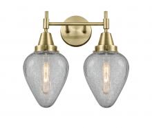  447-2W-AB-G165-LED - Geneseo - 2 Light - 16 inch - Antique Brass - Bath Vanity Light