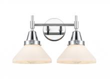  447-2W-PC-W-LED - Caden - 2 Light - 17 inch - Polished Chrome - Bath Vanity Light