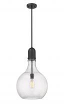 Innovations Lighting 492-1S-BK-G584-14 - Amherst - 1 Light - 14 inch - Matte Black - Stem hung - Pendant