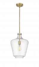 Innovations Lighting 493-1S-BB-G504-12 - Norwalk - 1 Light - 12 inch - Brushed Brass - Stem hung - Mini Pendant