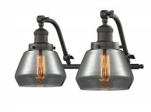  515-2W-OB-G173-LED - Fulton - 2 Light - 18 inch - Oil Rubbed Bronze - Bath Vanity Light