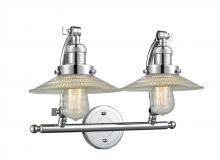  515-2W-PC-G2 - Halophane - 2 Light - 18 inch - Polished Chrome - Bath Vanity Light