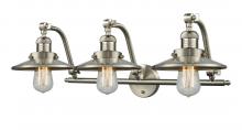 Innovations Lighting 515-3W-SN-M2-LED - Railroad - 3 Light - 28 inch - Brushed Satin Nickel - Bath Vanity Light