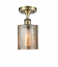 Innovations Lighting 516-1C-AB-G116-LED - Cobbleskill - 1 Light - 5 inch - Antique Brass - Semi-Flush Mount