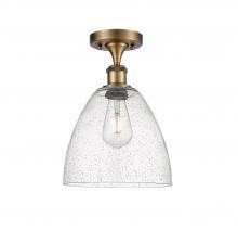 Innovations Lighting 516-1C-BB-GBD-94-LED - Bristol - 1 Light - 9 inch - Brushed Brass - Semi-Flush Mount