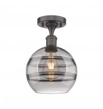 Innovations Lighting 516-1C-OB-G556-8SM - Rochester - 1 Light - 8 inch - Oil Rubbed Bronze - Semi-Flush Mount