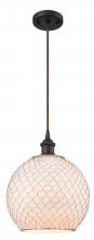 Innovations Lighting 516-1P-OB-G121-10CSN - Farmhouse Chicken Wire - 1 Light - 10 inch - Oil Rubbed Bronze - Cord hung - Mini Pendant