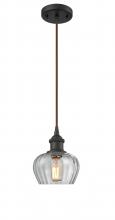 Innovations Lighting 516-1P-OB-G92 - Fenton - 1 Light - 7 inch - Oil Rubbed Bronze - Cord hung - Mini Pendant