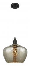 Innovations Lighting 516-1P-OB-G96-L - Fenton - 1 Light - 11 inch - Oil Rubbed Bronze - Cord hung - Mini Pendant