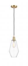 Innovations Lighting 516-1P-SG-G652-7 - Cindyrella - 1 Light - 7 inch - Satin Gold - Cord hung - Mini Pendant