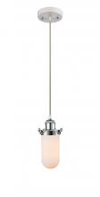  516-1P-WPC-CE231-W-LED - Kingsbury - 1 Light - 4 inch - White Polished Chrome - Cord hung - Mini Pendant