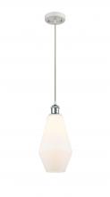 Innovations Lighting 516-1P-WPC-G651-7 - Cindyrella - 1 Light - 7 inch - White Polished Chrome - Cord hung - Mini Pendant