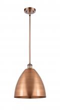  516-1S-AC-MBD-12-AC-LED - Bristol - 1 Light - 12 inch - Antique Copper - Pendant