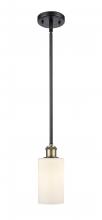 Innovations Lighting 516-1S-BAB-G801-LED - Clymer - 1 Light - 4 inch - Black Antique Brass - Mini Pendant