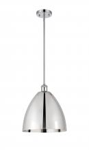 Innovations Lighting 516-1S-PC-MBD-12-PC-LED - Bristol - 1 Light - 12 inch - Polished Chrome - Pendant