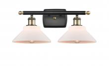  516-2W-BAB-G131 - Orwell - 2 Light - 18 inch - Black Antique Brass - Bath Vanity Light