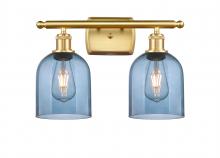 Innovations Lighting 516-2W-SG-G558-6BL - Bella - 2 Light - 16 inch - Satin Gold - Bath Vanity Light