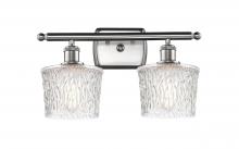  516-2W-SN-G402 - Niagara - 2 Light - 17 inch - Brushed Satin Nickel - Bath Vanity Light