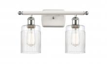 Innovations Lighting 516-2W-WPC-G342 - Hadley - 2 Light - 15 inch - White Polished Chrome - Bath Vanity Light