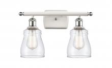  516-2W-WPC-G392 - Ellery - 2 Light - 15 inch - White Polished Chrome - Bath Vanity Light