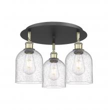 Innovations Lighting 516-3C-BAB-G558-6SDY - Bella - 3 Light - 17 inch - Black Antique Brass - Flush Mount