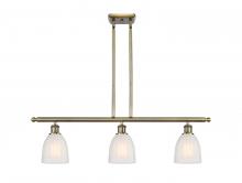  516-3I-AB-G441 - Brookfield - 3 Light - 36 inch - Antique Brass - Cord hung - Island Light