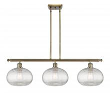 Innovations Lighting 516-3I-AB-G555-10CL - Ithaca - 3 Light - 37 inch - Antique Brass - Cord hung - Island Light