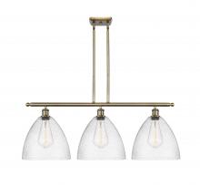 Innovations Lighting 516-3I-AB-GBD-124 - Bristol - 3 Light - 39 inch - Antique Brass - Cord hung - Island Light