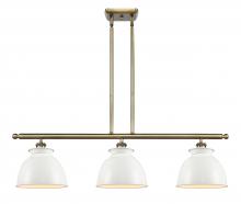  516-3I-AB-M14-W - Adirondack - 3 Light - 36 inch - Antique Brass - Cord hung - Island Light