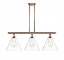 Innovations Lighting 516-3I-AC-GBC-122 - Berkshire - 3 Light - 39 inch - Antique Copper - Cord hung - Island Light