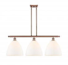 Innovations Lighting 516-3I-AC-GBD-121 - Bristol - 3 Light - 39 inch - Antique Copper - Cord hung - Island Light