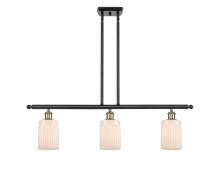 Innovations Lighting 516-3I-BAB-G341 - Hadley - 3 Light - 36 inch - Black Antique Brass - Cord hung - Island Light