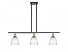  516-3I-BAB-G442 - Brookfield - 3 Light - 36 inch - Black Antique Brass - Cord hung - Island Light