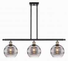  516-3I-BAB-G556-8SM - Rochester - 3 Light - 36 inch - Black Antique Brass - Cord hung - Island Light