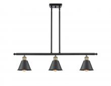 Innovations Lighting 516-3I-BAB-M8 - Smithfield - 3 Light - 36 inch - Black Antique Brass - Cord hung - Island Light