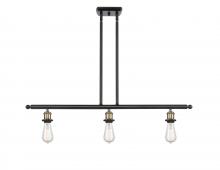 Innovations Lighting 516-3I-BAB - Bare Bulb - 3 Light - 36 inch - Black Antique Brass - Cord hung - Island Light