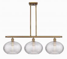 Innovations Lighting 516-3I-BB-G555-12CL - Ithaca - 3 Light - 39 inch - Brushed Brass - Cord hung - Island Light