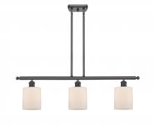  516-3I-BK-G111 - Cobbleskill - 3 Light - 36 inch - Matte Black - Cord hung - Island Light